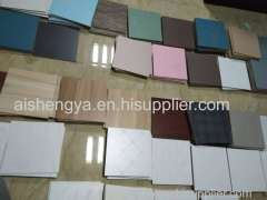 Wood sheets overed with HD paper or PVC film for home furniture & office decorative & construction