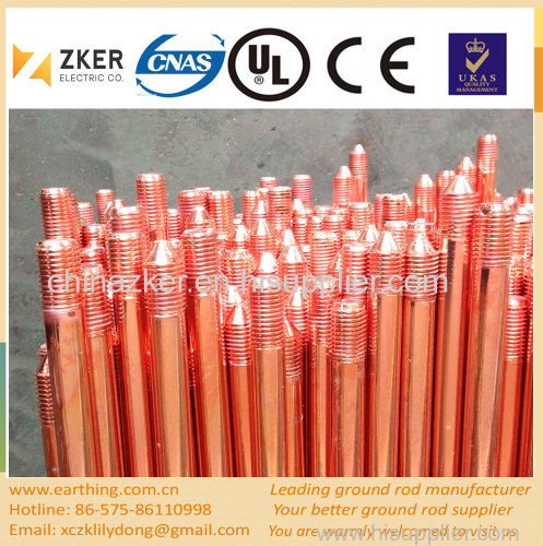 copper weld grounding rod