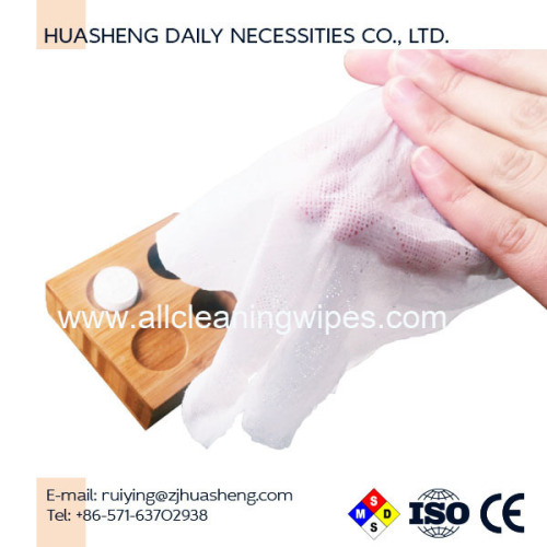 OEM factory non-woven fabric mini compressed towels magic towel trays