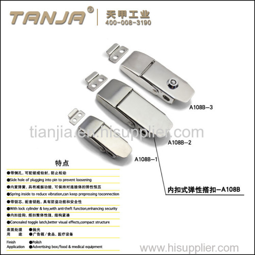 [TANJA] A108 Concealed toggle latch /stainless steel latch with key for advertising light box