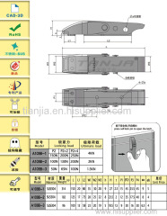 [TANJA] A109 Concealed toggle latch /spring loaded stainless steel latch with side hole