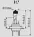 headlight auto lamp H7