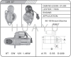 NISSAN STARTER MOTOR 17695