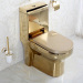 bathroom ceramic gold-plated modern toliets