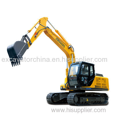 New powerful construction equipment 13.5 tons crawler excavator for sale with imported parts equipped.