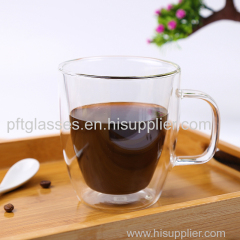 Handmade Healthy Coffee Cups and Mugs Double Wall Glass Coffee Cups Heat Resistant Glass Cups Thermal Insulated Creative