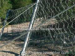 Hexagonal Wire Mesh Blocks Rockfalls and Protect Safe