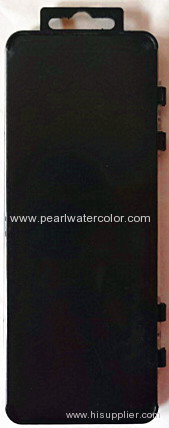 12 colors watercolor paint set with drawing brush