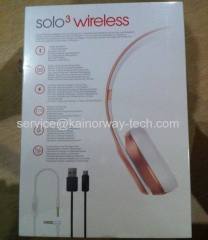 Wholesale Beats by Dr.Dre Beats Solo3 Wireless Bluetooth Over Ear Headphones Headsets In Rose Gold