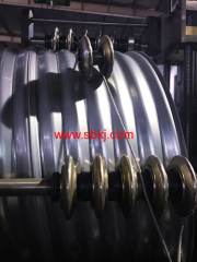 Spiral corrugated culvert pipe forming machine