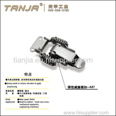 TANJA injection molding machine steel draw latch with spring load /panel door lock