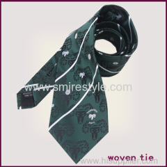 casual twill silk necktie with customer logo