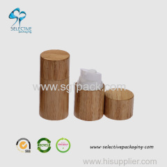 Plastic Airless Bottle Bamboo wooden Packaging
