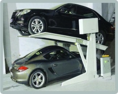 Hydraulic scissor car elevator parking system