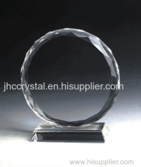 Round Shaped K9 crystal award for custmoized souvenir