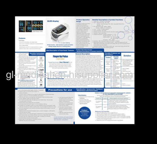 Homecare device Pulse oximeter portable pulse oximeter