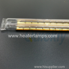 twin tube gold reflector infrared heater lamps