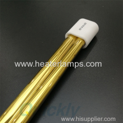 infrared twin tube lamps with gold reflector