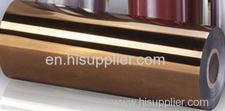 Copper Metallized Biaxial Oriented Polystyrene Sheet (Abbr. Gold Metallized OPS Sheet )