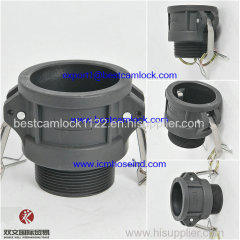 PP Cam Lock Coupling Quick Release Adapter fittings