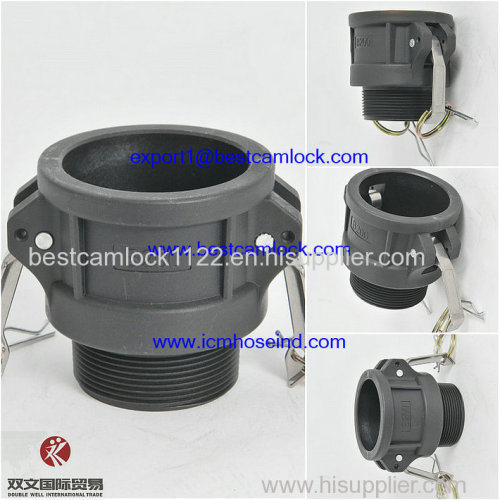 PP Cam Lock Coupling Quick Release Adapter fittings