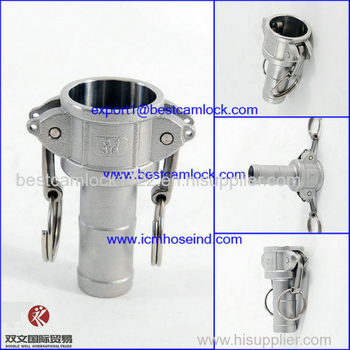 Top sale Stainless Steel 316 2"Camlock fittings and grooved coupling type C