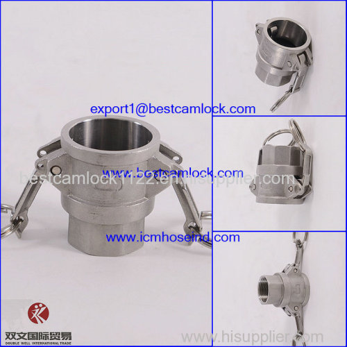 Hot sale competitive SS quick camlock &groove fittings for rubber hose coupler