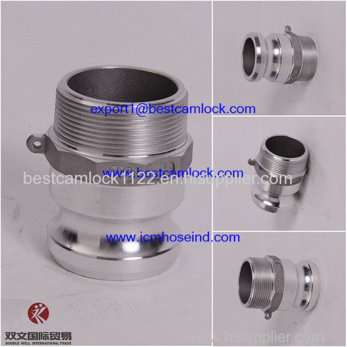 Top Quality Mil-C-27487 Aluminum male BSP Screwed camlock fittings
