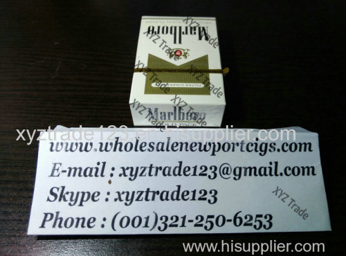 Silver Marlboro Gold Pack Filtered Regular Cigarettes