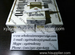 Silver Marlboro Gold Pack Filtered Regular Cigarettes