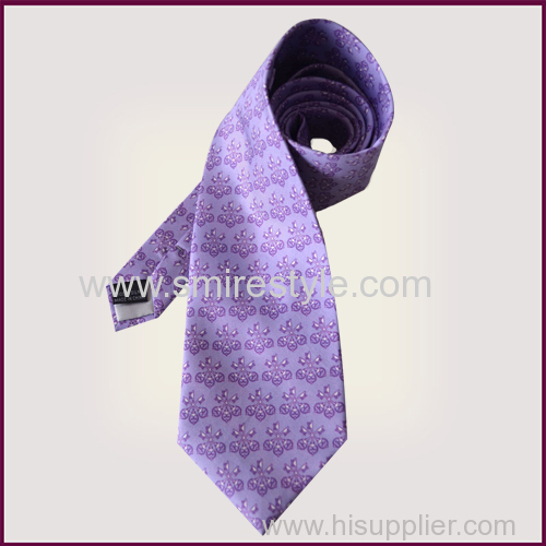 Custom Logo Swiss Famous Brand Printed Silk Necktie UBS