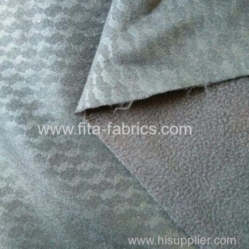 Poly Twill Bonded Fleece Softshell Fabric