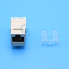 Cat.5e cat.6 rj45 dual IDC keystone jack