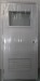 WH UL FM steel fire rated door hollow metal door with glass vision panic bar