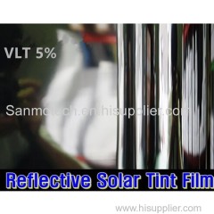 New Fashion Style Silver VLT 15% Reflex Solar Film/Tint/Window/1.5Mil/2PLY/Safety for All Window Display