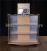 Double Sided Wood Acrylic Rotating Commercial Watch Display Showcase