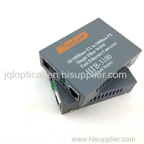 Manufacturer-High quality 10/100Mbps ethernet to single mode fiber optic converter -SC 25KM -1Pair