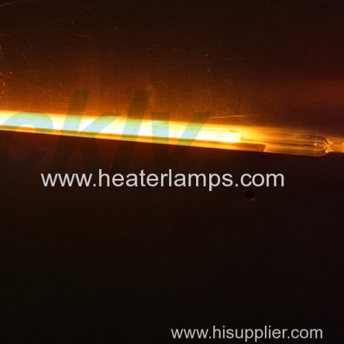 quartz glass infrared radiant heater lamps for rapid thermal oven