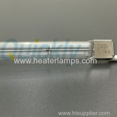 535mm 1000w quartz infrared heater lamps