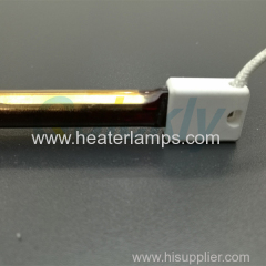 infrared ruby lamps with 180° gold coating