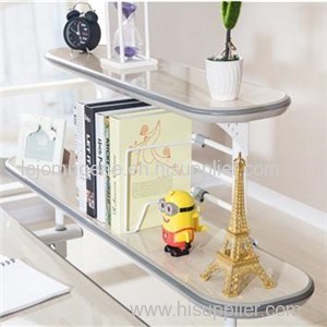 China Supplier Flat Pack Chipboard And Steel Furniture Bookshelf On Kids Ergonomic Study Table Desk