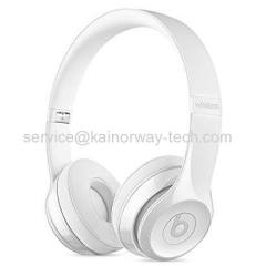 Beats by Dr.Dre Beats Solo3 Wireless Bluetooth Foldable Stereo Headphones Gloss White