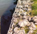 hexagonal gabion mesh used in flood barriers