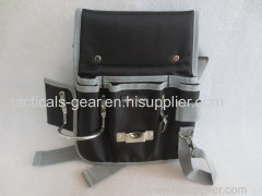 black and gray tool fanny pack