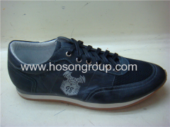 Dark navy lace mens sports shoes
