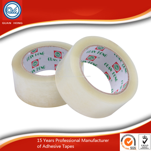 Free sample carton sealing BOPP packing adhesive tape