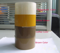 China supplier free sample yellowish clear bopp packing adhesive tape