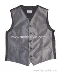 Durable eco Friendly 100% Silk Fabric Vest and bow tie set