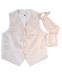 Durable eco Friendly 100% Silk Fabric Vest and bow tie set