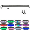 300W 52&quot; Straight Led Outdoor light bar with Chaser RGB Halo